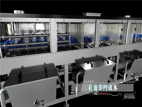 供應洗筐機，周轉箱清洗機，全自動洗框設備，環速洗筐機價格