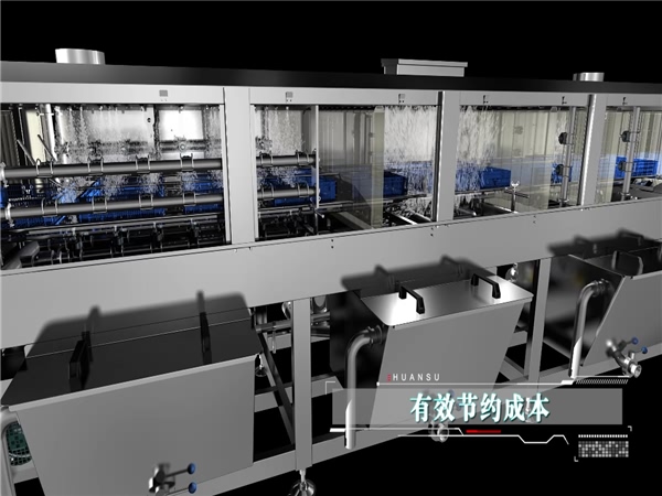 廠家直銷全自動(dòng)周轉(zhuǎn)箱洗筐機(jī)，烘干式清洗機(jī)，周轉(zhuǎn)筐清洗機(jī)